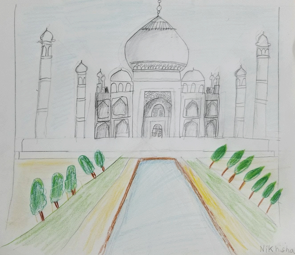 Art-(Taj-Mahal)